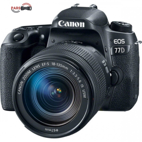 دوربین عکاسی کانن مدل EOS 77D به همراه لنز 18-55 میلی متر