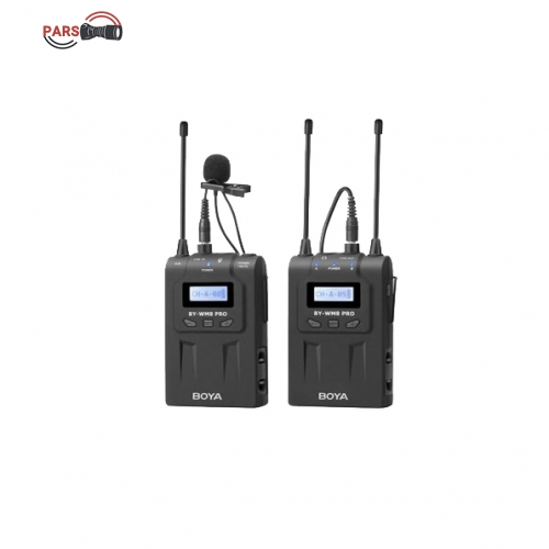 گیرنده میکروفن بی سیم بویا مدل BY-RX8 Pro