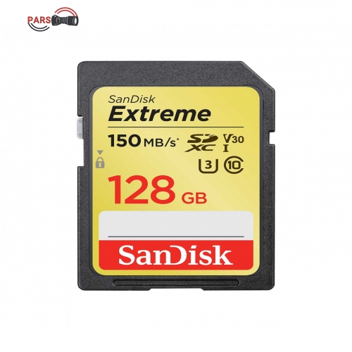کارت حافظه سن دیسک مدل Extreme SDXC UHS-I ظرفیت ۱۲۸ گیگابایت