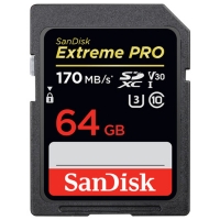 کارت حافظه SDXC سن دیسک مدل Extreme Pro V30 170mbps ظرفیت 64 گیگابایت